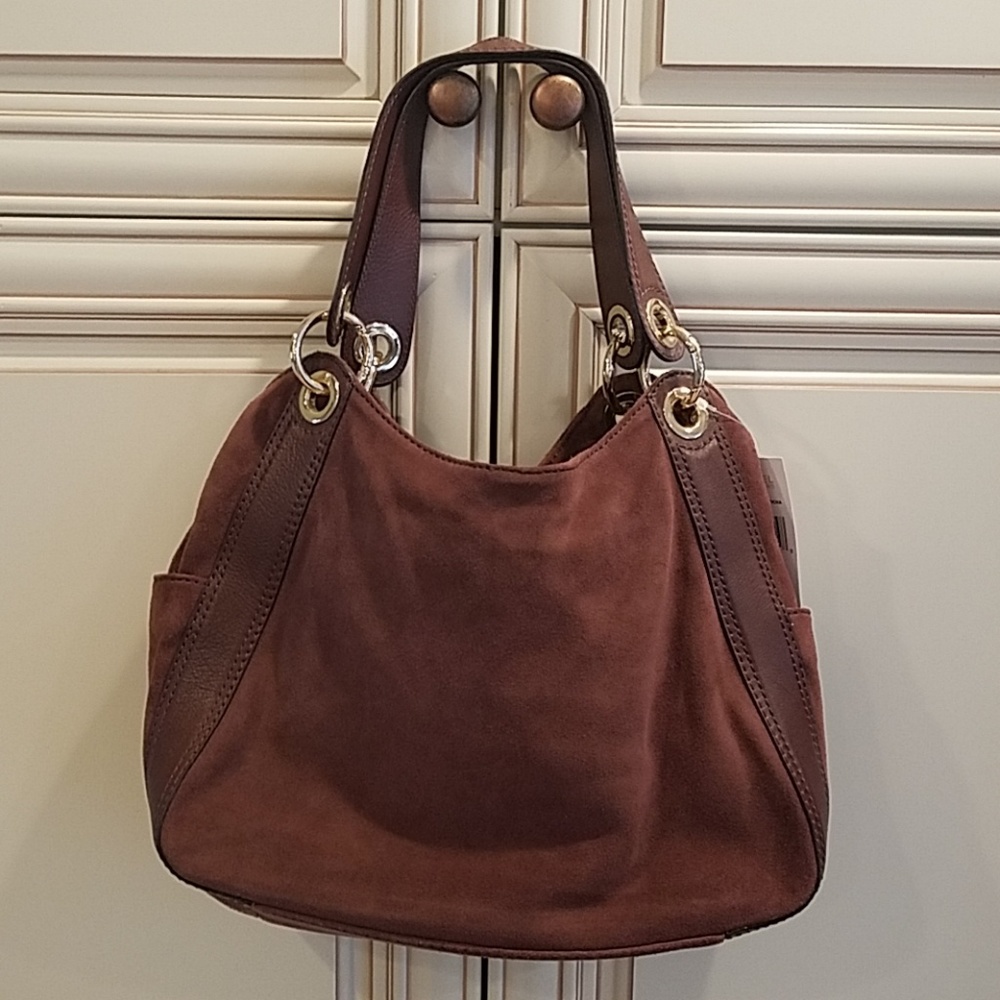 Michael Kors suede shoulder bag - Picture 2 of 4